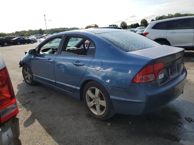 1HGFA16828L022927 - 2008 HONDA CIVIC EX BLUE photo 2