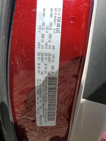 2C4RC1BG2HR837767 - 2017 CHRYSLER PACIFICA TOURING L RED photo 14