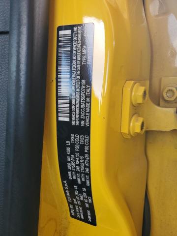 ZACCJBAT5GPD79158 - 2016 JEEP RENEGADE SPORT YELLOW photo 12