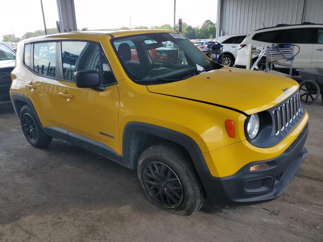 ZACCJBAT5GPD79158 - 2016 JEEP RENEGADE SPORT YELLOW photo 4