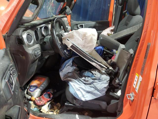 1C4HJXEG4JW234266 - 2018 JEEP WRANGLER U SAHARA Նարնջագույն լուսանկար 7