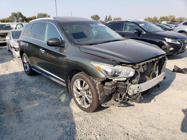 5N1AL0MMXDC302792 - 2013 INFINITI JX35 GREEN photo 4