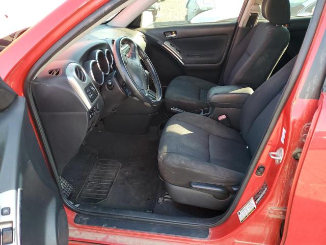 2T1KR32E17C653932 - 2007 TOYOTA MATRIX XR RED photo 7