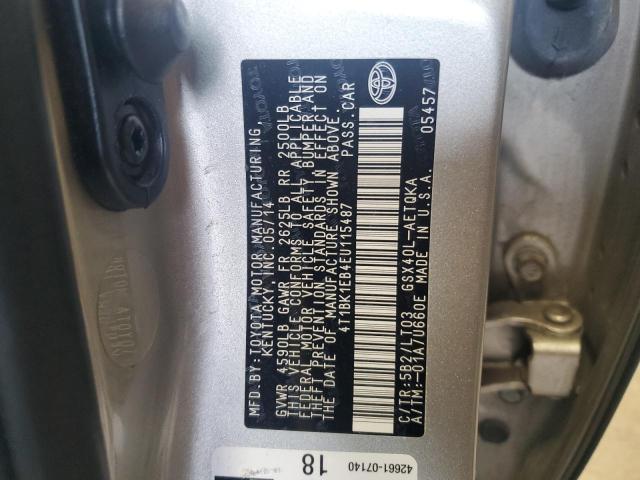 4T1BK1EB4EU115487 - 2014 TOYOTA AVALON BASE 棕色 照片 13