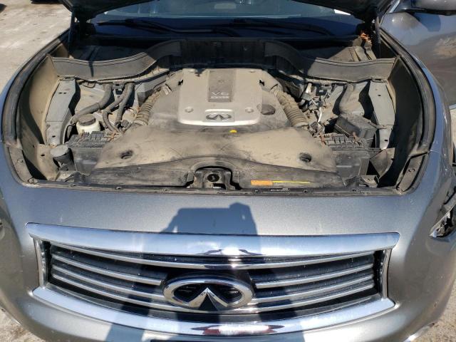 JN8CS1MW2FM482049 - 2015 INFINITI QX70 GRAY photo 11