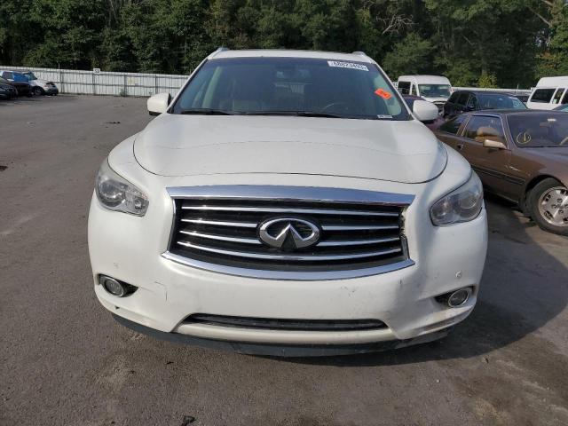 5N1AL0MM0EC504560 - 2014 INFINITI QX60 WHITE photo 5