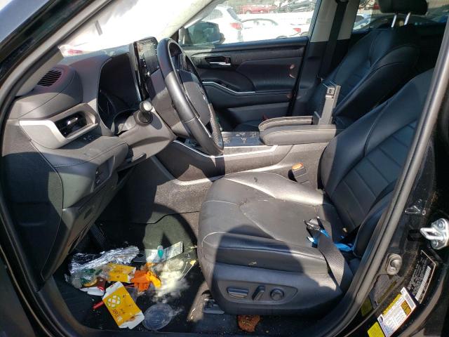 5TDGZRAH9MS516177 - 2021 TOYOTA HIGHLANDER XLE Qara foto 7