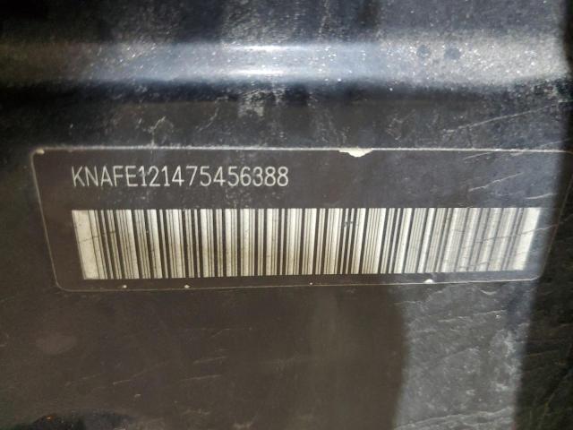 KNAFE121475456388 - 2007 KIA SPECTRA EX BLACK photo 12