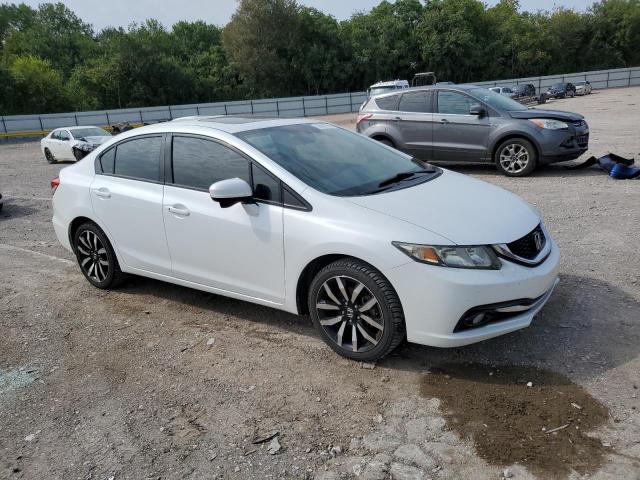 19XFB2F95EE078441 - 2014 HONDA CIVIC EXL WHITE photo 4