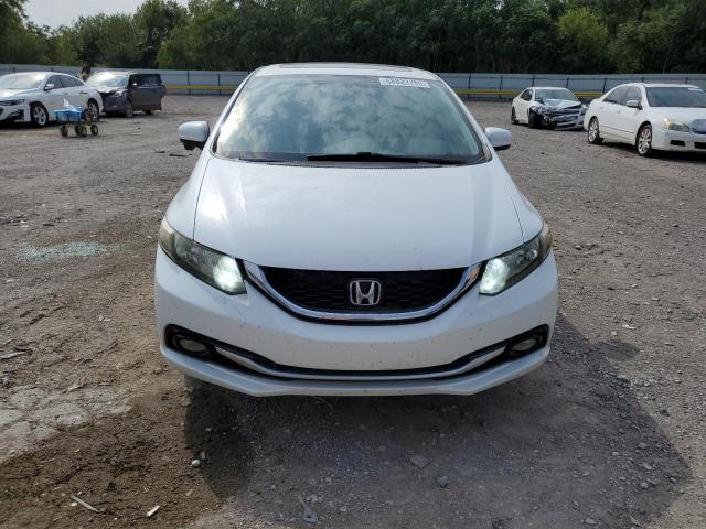 19XFB2F95EE078441 - 2014 HONDA CIVIC EXL WHITE photo 5