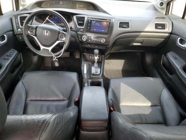 19XFB2F95EE078441 - 2014 HONDA CIVIC EXL WHITE photo 8