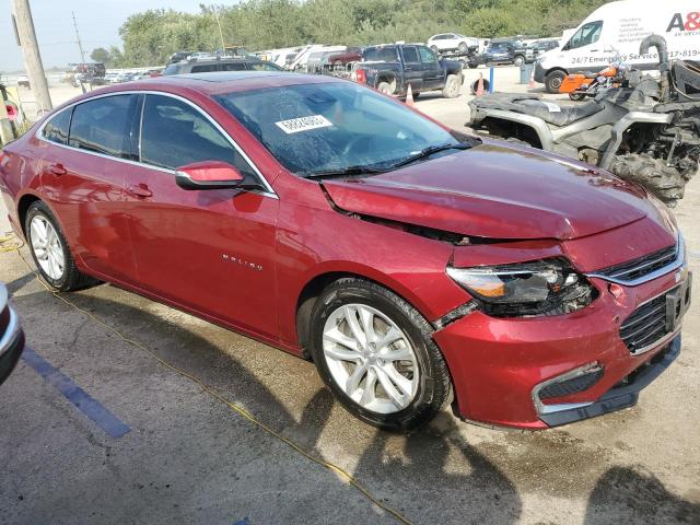 1G1ZJ5SU7HF250175 - 2017 CHEVROLET MALIBU HYBRID MAROON photo 4