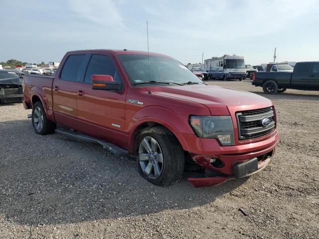 1FTFW1CT3DKD41360 - 2013 FORD F150 SUPERCREW MAROON photo 4