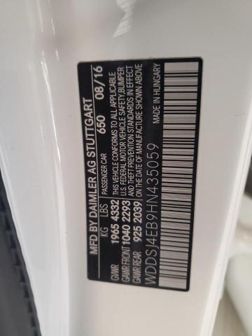 WDDSJ4EB9HN435059 - 2017 MERCEDES-BENZ CLA 250 白色 照片 13