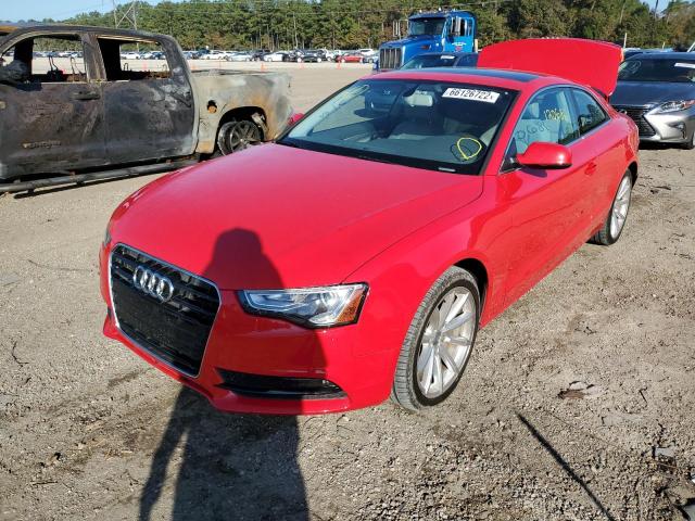 WAUGFAFR1FA021965 - 2015 AUDI A5 PREMIUM RED photo 2