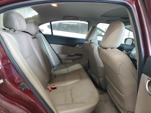 2HGFB2F96CH545160 - 2012 HONDA CIVIC EXL Tünd qırmızı foto 10
