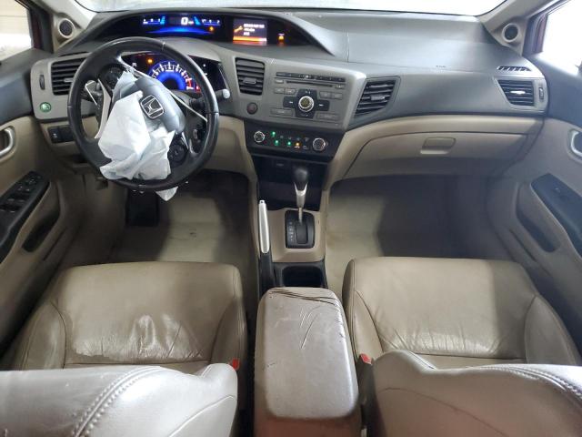 2HGFB2F96CH545160 - 2012 HONDA CIVIC EXL Tünd qırmızı foto 8