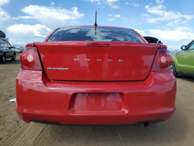 1C3CDZAB1DN594083 - 2013 DODGE AVENGER SE RED photo 6