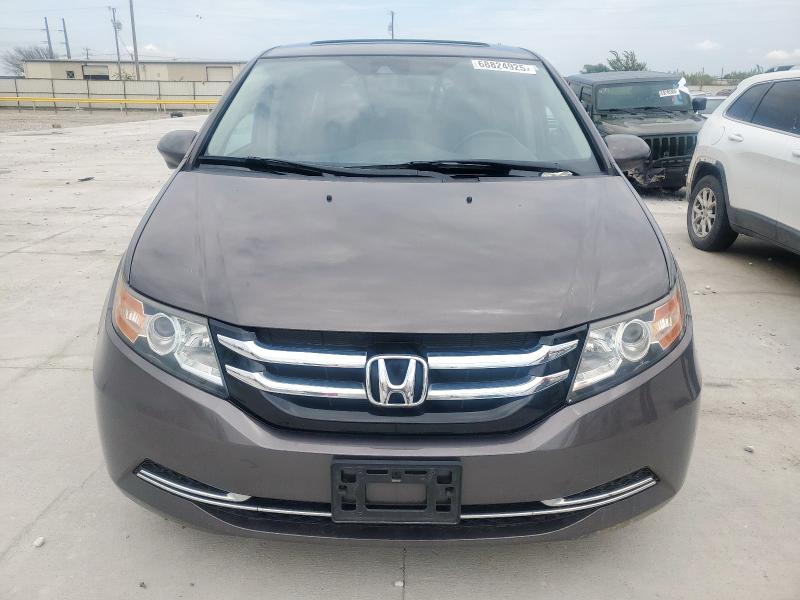 5FNRL5H62GB017642 - 2016 HONDA ODYSSEY EXL GRAY photo 5