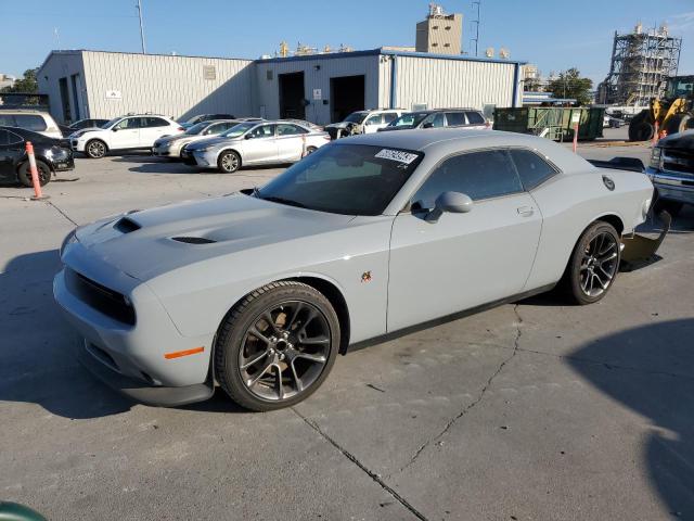 2C3CDZFJ6MH651595 - 2021 DODGE CHALLENGER R/T SCAT PACK GRAY photo 1