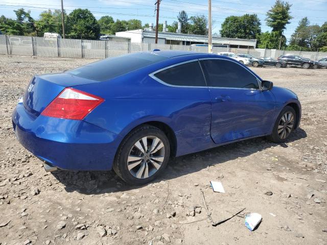 1HGCS12878A020141 - 2008 HONDA ACCORD EXL BLUE photo 3