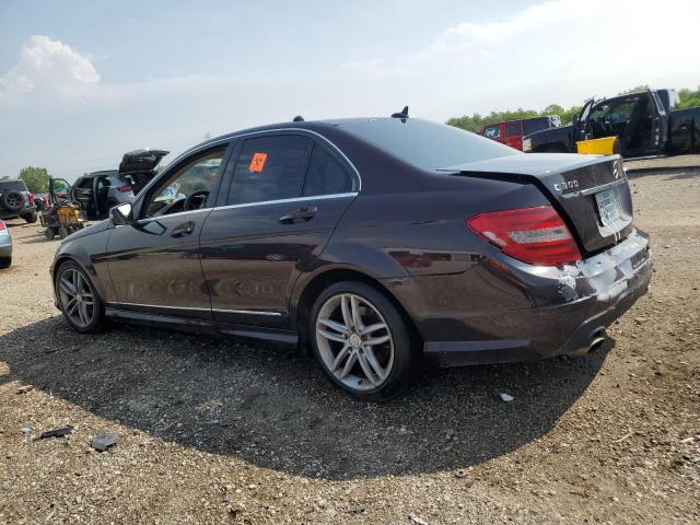 WDDGF8BB9CR240812 - 2012 MERCEDES-BENZ C 300 4MATIC BURGUNDY photo 2
