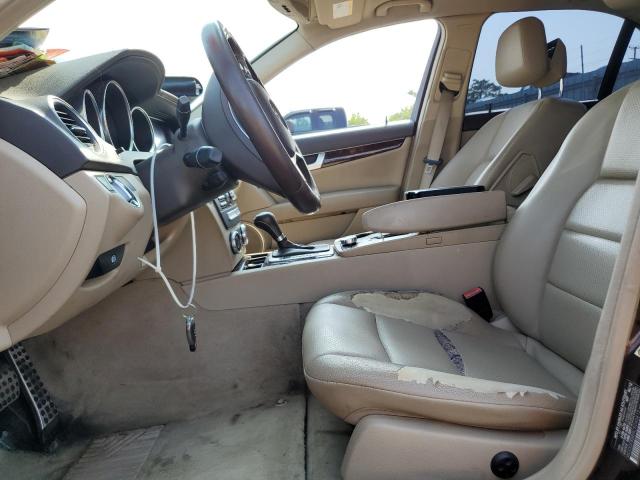 WDDGF8BB9CR240812 - 2012 MERCEDES-BENZ C 300 4MATIC BURGUNDY photo 7