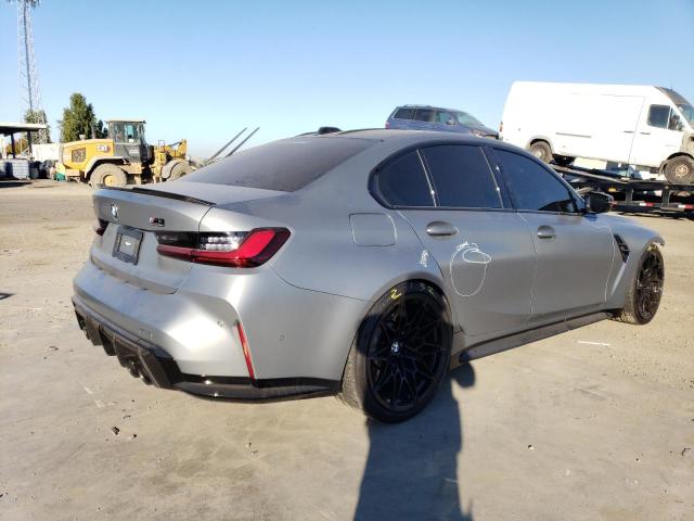 WBS43AY05PFP29579 - 2023 BMW M3 COMPETITION GRAY photo 3