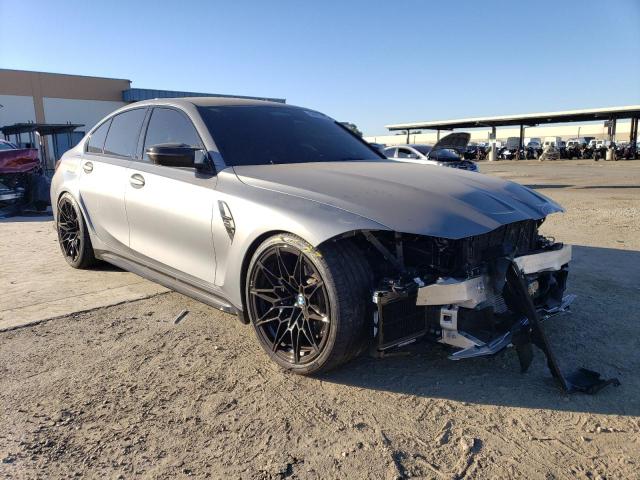 WBS43AY05PFP29579 - 2023 BMW M3 COMPETITION GRAY photo 4