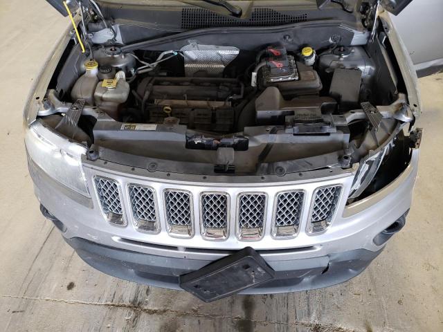 1C4NJCEA2GD665605 - 2016 JEEP COMPASS LATITUDE SILVER photo 12