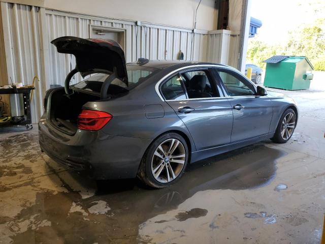 WBA8D9C59JEM32705 - 2018 BMW 330 XI ნაცრისფერი ფოტო 3