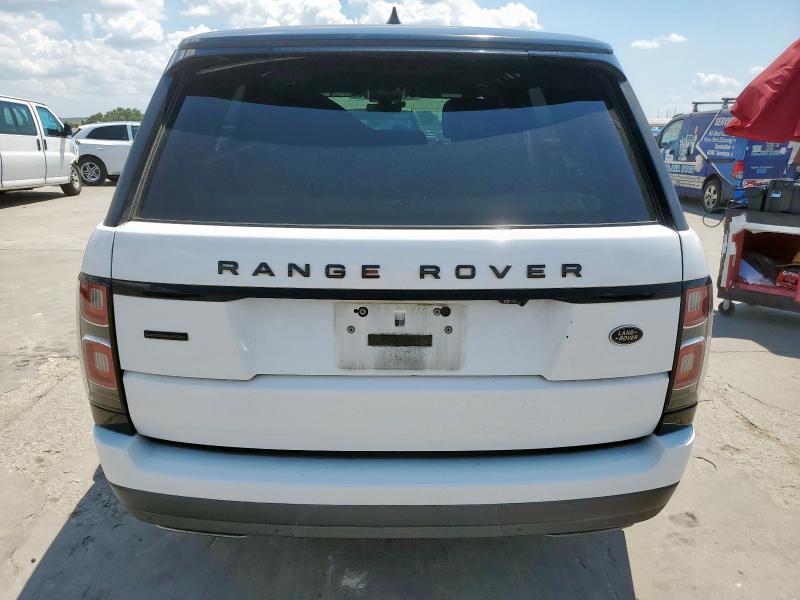 SALGS2SV2JA504437 - 2018 LAND ROVER RANGE ROVE HSE WHITE photo 6