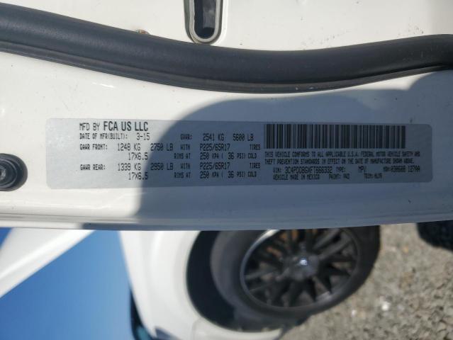 3C4PDDBGXFT666332 - 2015 DODGE JOURNEY SXT WHITE photo 13