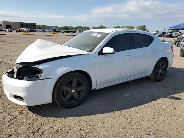 1C3CDZCBXDN740817 - 2013 DODGE AVENGER SXT WHITE photo 1