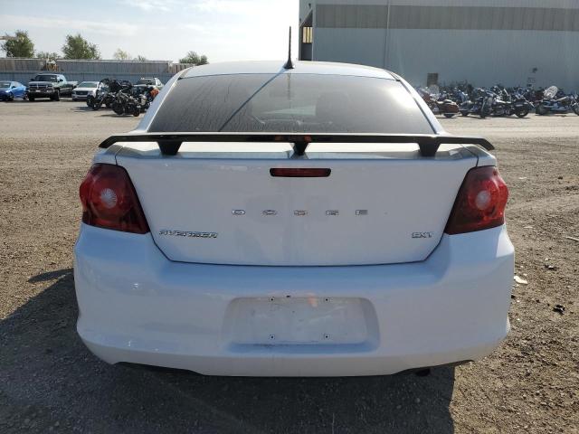 1C3CDZCBXDN740817 - 2013 DODGE AVENGER SXT WHITE photo 6