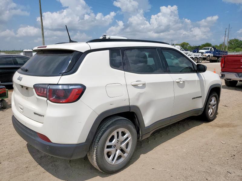 3C4NJCAB7JT286177 - 2018 JEEP COMPASS SPORT Biały zdjęcie 3