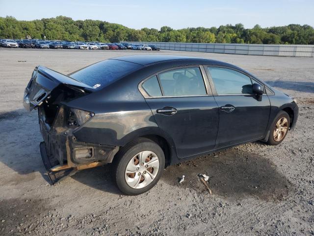 19XFB2F54DE009655 - 2013 HONDA CIVIC LX BLACK photo 3