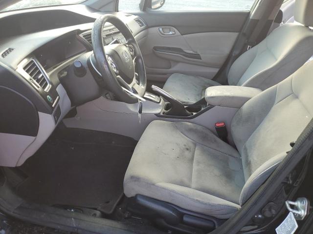19XFB2F54DE009655 - 2013 HONDA CIVIC LX BLACK photo 7