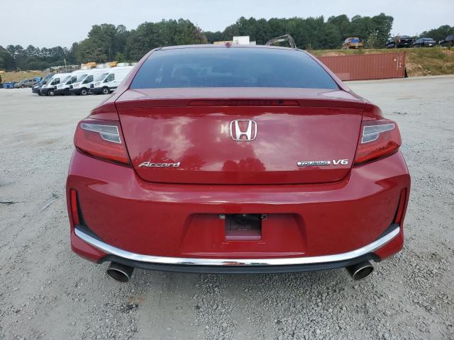 1HGCT2B06GA004959 - 2016 HONDA ACCORD TOURING RED photo 6