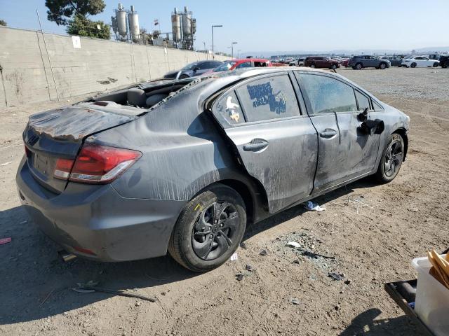 2HGFB2F56DH517213 - 2013 HONDA CIVIC LX GRAY photo 3