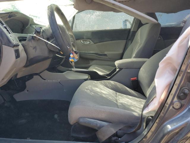 2HGFB2F56DH517213 - 2013 HONDA CIVIC LX GRAY photo 7