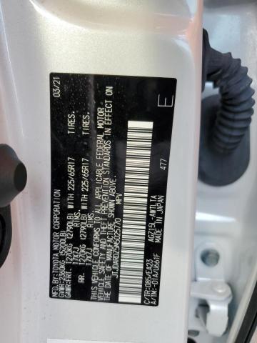 JTJDARDZ5M5025770 - 2021 LEXUS NX 300 BASE Ağ foto 14