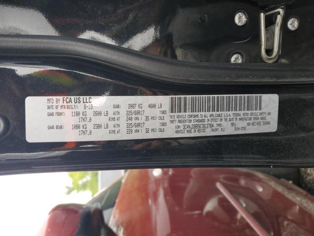 3C4NJDBB5KT812764 - 2019 JEEP COMPASS LATITUDE أسود صورة 13