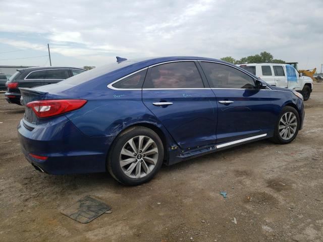 5NPE34AF9HH521689 - 2017 HYUNDAI SONATA SPORT BLUE photo 3