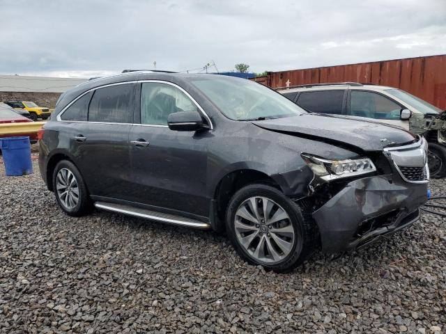 5FRYD4H41FB009028 - 2015 ACURA MDX TECHNOLOGY Сұр фото 4