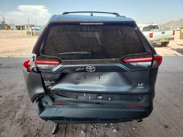 2T3F1RFV0MC172689 - 2021 TOYOTA RAV4 LE ნაცრისფერი ფოტო 6
