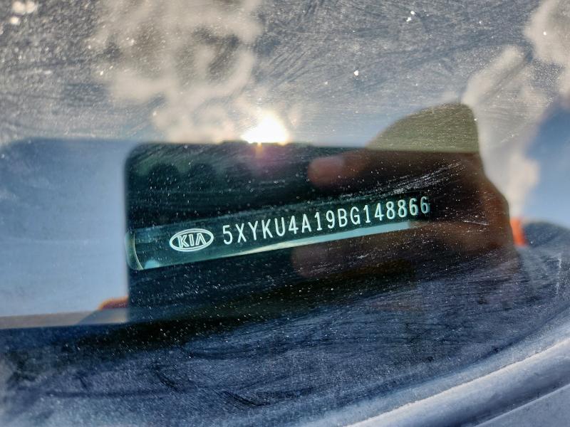 5XYKU4A19BG148866 - 2011 KIA SORENTO EX BROWN photo 12