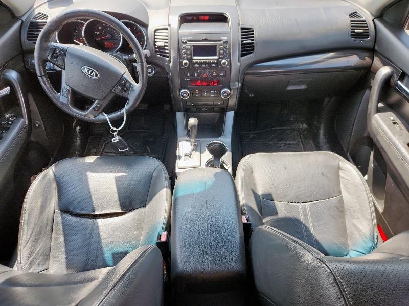 5XYKU4A19BG148866 - 2011 KIA SORENTO EX BROWN photo 8