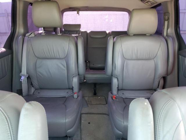 5TDZK22C79S234263 - 2009 TOYOTA SIENNA XLE BLUE photo 10