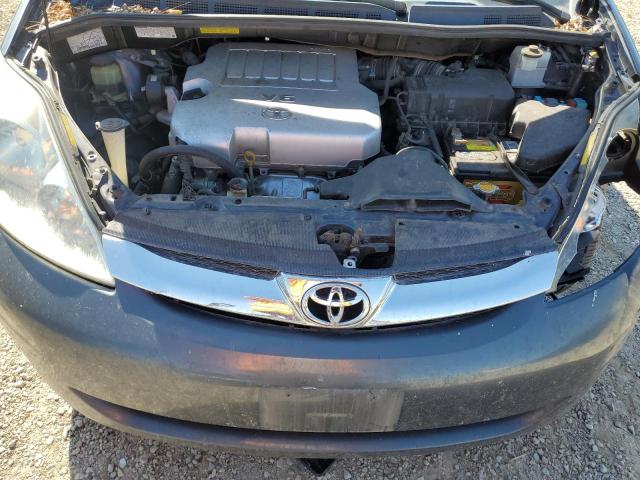 5TDZK22C79S234263 - 2009 TOYOTA SIENNA XLE BLUE photo 12